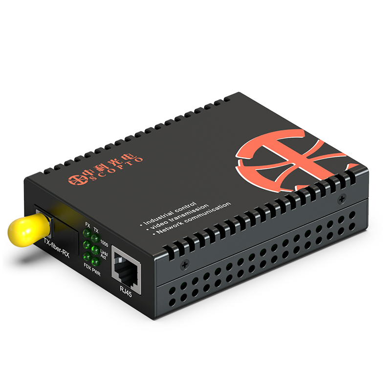 單模單纖B端 外電ST接口 10KM