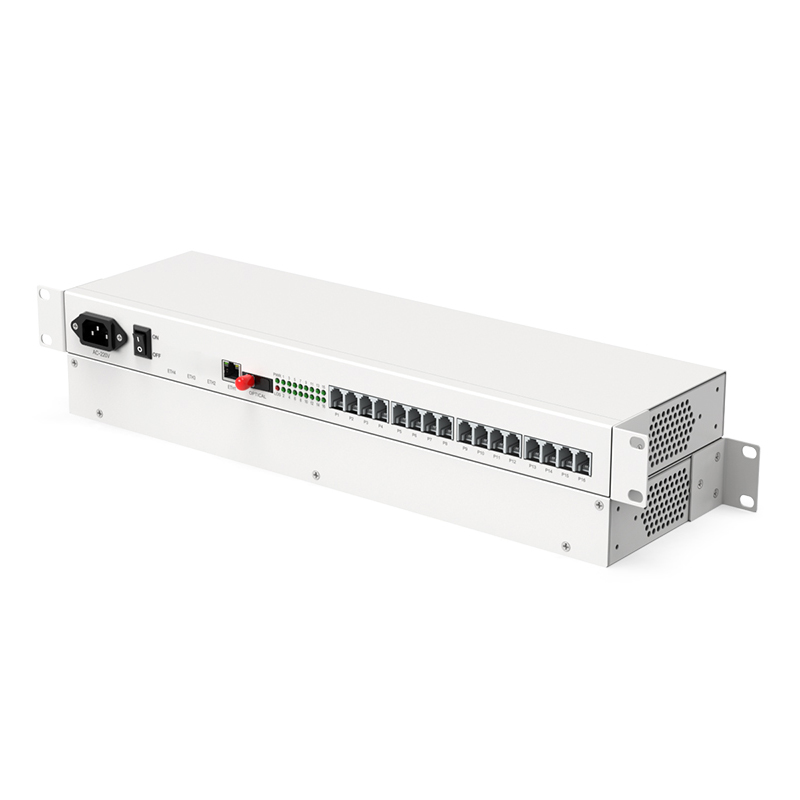 電信級 16路電話光端機+1路百兆網(wǎng)絡 FC接口