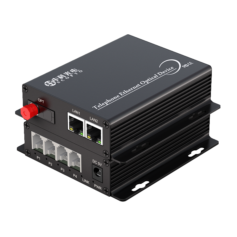 工業(yè)級(jí) 2路電話(huà)+2路百兆網(wǎng)絡(luò) FC接口