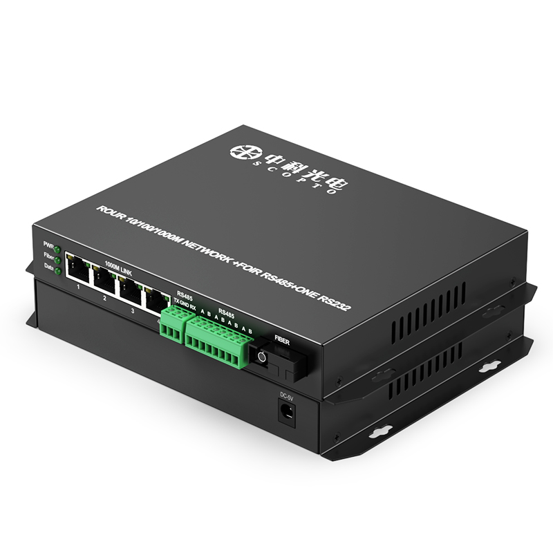 4路雙向RS485+4路千兆網(wǎng)+1路232
