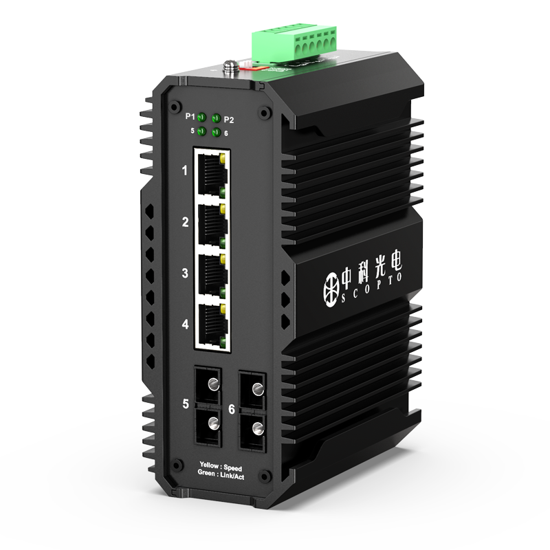 2光4電千兆多模雙纖SC